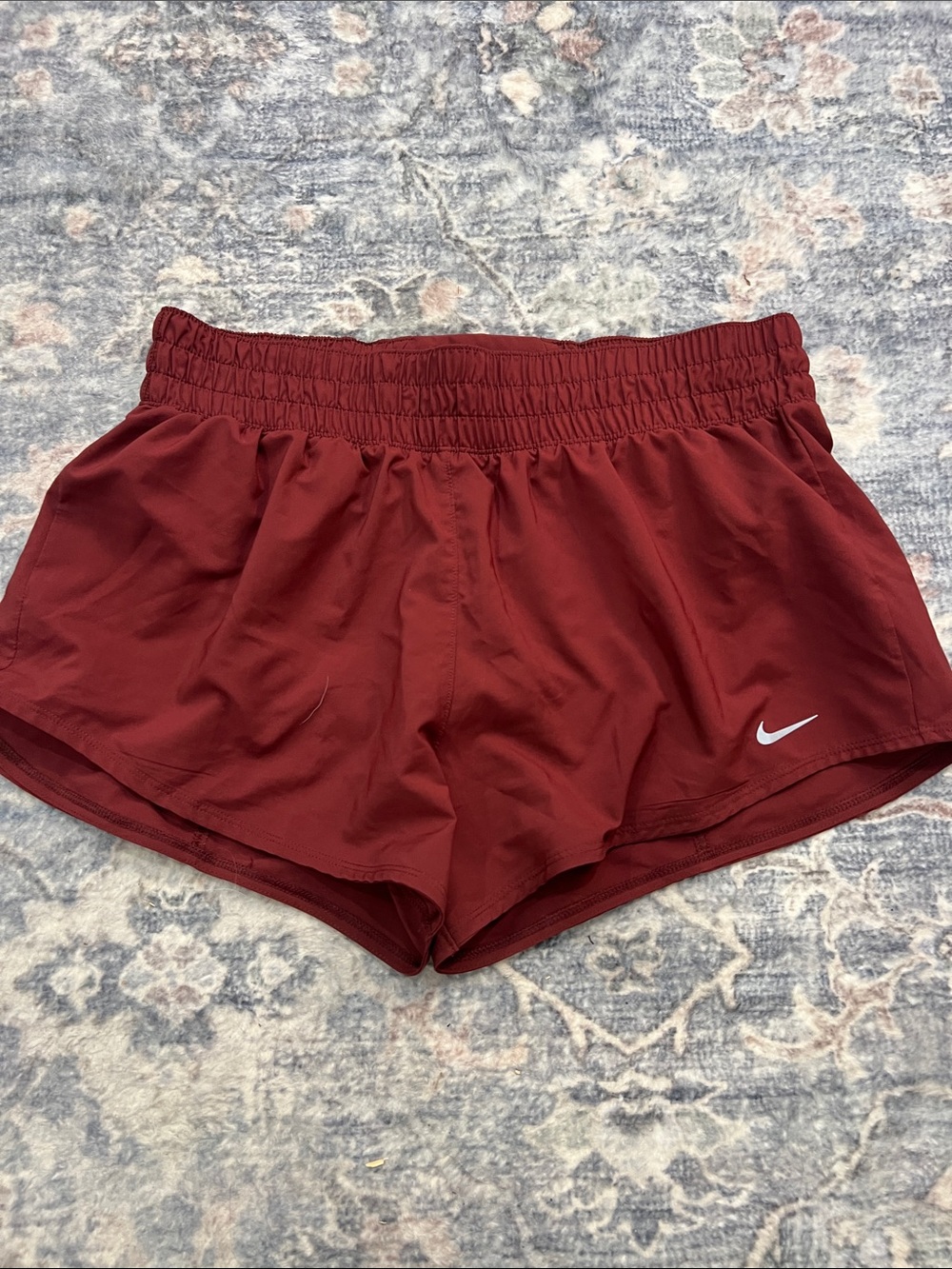 Nike Women’s Burgundy Athletic Shorts size medium.